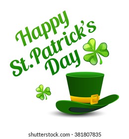 St. Patrick's Day poster. Vector illustration