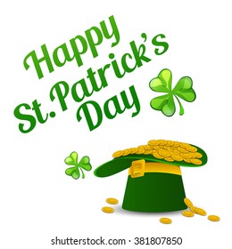 St. Patrick's Day poster. Vector illustration