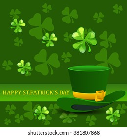 St. Patrick's Day poster. Vector illustration