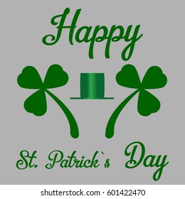 St. Patrick's Day poster. Vector illustration