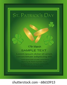 St. Patrick's Day, Poster vector template