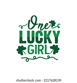 St. Patrick's Day Quotes and lettering vector T-shirt design