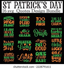 St Patrick's Day Quotes SVG Designs Bundle. St Patrick's Day quotes SVG cut files bundle, Family quotes t shirt designs bundle, ,Family cut files, St Patrick's Day eps files,  St Patrick's day origin 