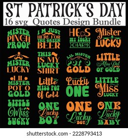 St Patrick's Day Quotes SVG Designs Bundle. St Patrick's Day quotes SVG cut files bundle, Family quotes t shirt designs bundle, ,Family cut files, St Patrick's Day eps files,  St Patrick's day origin 