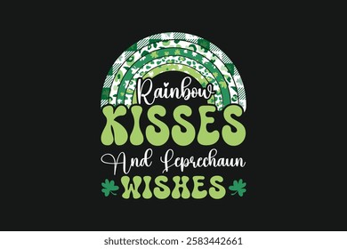 St. Patrick's Day Rainbow Kisses T-shirt