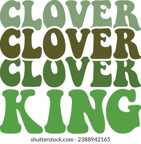 St. Patrick's Day retro design and digital download
