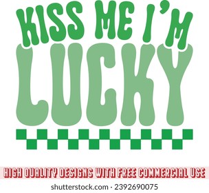 St. Patrick's Day retro design and digital download