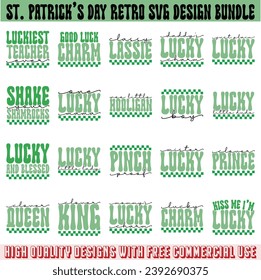 Retro-Design-Paket zum St. Patrick's Day und digitaler Download