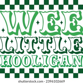 St. Patrick's Day retro design and digital download