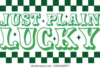 St. Patrick's Day retro design and digital download