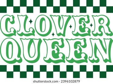St. Patrick's Day retro design and digital download