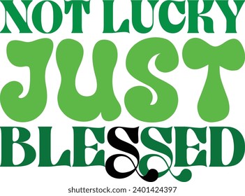 st. patrick's day retro design bundle and digital download