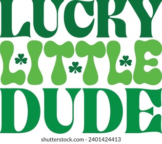 st. patrick's day retro design bundle and digital download