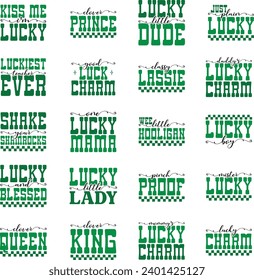 st. patrick's day retro design bundle and digital download