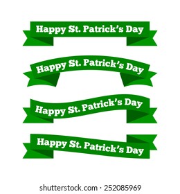 St patrick's day ribbons