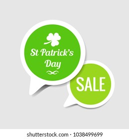 St. Patrick's Day Sale stickers