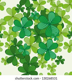 St. Patrick's day seamless background