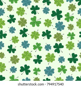 St. Patrick's Day Seamless Background. 