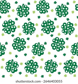 St. Patrick's Day seamless clover