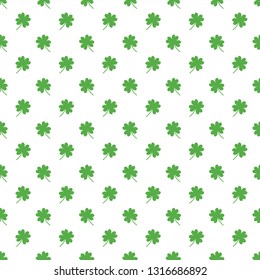St Patrick's Day Seamless Pattern - Green pattern design for St Patrick's Day