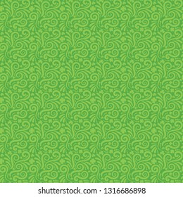 St Patrick's Day Seamless Pattern - Green pattern design for St Patrick's Day