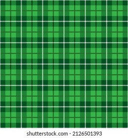 St. Patrick's Day seamless pattern. Tileable vector background in Irish classic style.