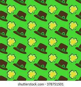 St. Patrick's Day seamless pattern