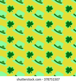 St. Patrick's Day seamless pattern
