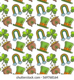 St. Patrick's Day seamless pattern