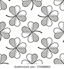 St. Patrick's Day seamless pattern