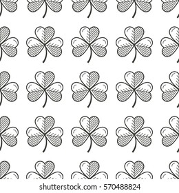 St. Patrick's Day seamless pattern