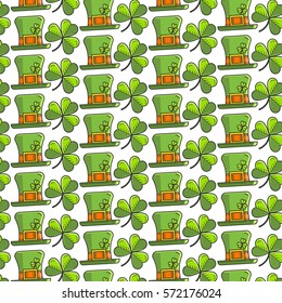 St. Patrick's Day seamless pattern