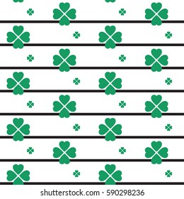 st. patrick's day seamless pattern