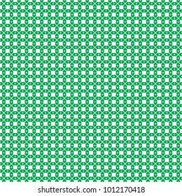 St Patricks Day seamless wallpaper with shamrocks clover print on white background. Vector illustration, template for greeting card, invitation, banner, poster, flyer, wrapping paper or fabric design