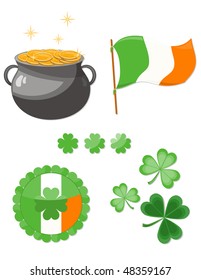 St Patrick's Day set