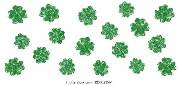 St. Patrick's Day set. Hand drawn illustrations