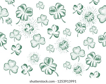 St. Patrick's Day set. Hand drawn illustrations