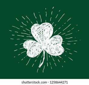 St. Patrick's Day set. Hand drawn illustrations 