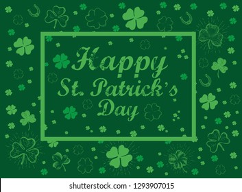St. Patrick's Day set. Hand drawn illustrations