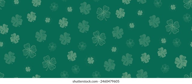 Día de San Patricio. Ilustraciones hechas a mano	