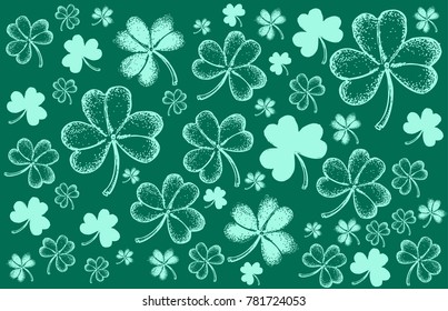 St. Patrick's Day set. Hand drawn illustrations
