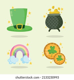 estilo de iconos del conjunto de días de los patrones