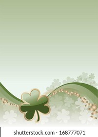 St. Patrick's Day Shamrock Background 