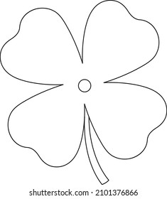 St. Patricks Day Shamrock Coloring Page for Kids