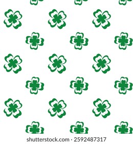 st patricks day shamrock pattern