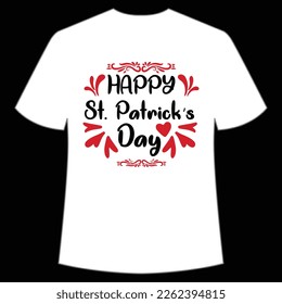 St. Patrick's Day Shirt Print Template, Lucky Charms, Irish, everyone has a little luck Typography Design
