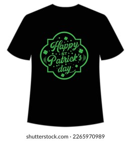 St. Patrick's Day Shirt Print Template, Lucky Charms, Irish, everyone has a little luck Typography Design
