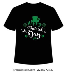 St. Patrick's Day Shirt Print Template, Lucky Charms, Irish, everyone has a little luck Typography Design
