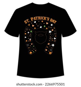 St. Patrick's Day Shirt Print Template, Lucky Charms, Irish, everyone has a little luck Typography Design