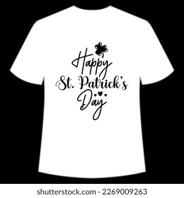 St. Patrick's Day Shirt Print Template, Lucky Charms, Irish, everyone has a little luck Typography Design